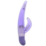 Фиолетовый вибратор для G-стимуляции GOOD VIBES G-VIBE - 16 см. - фото 75780