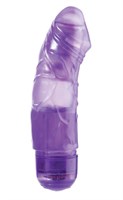 Фиолетовый вибромассажёр JELLY JOY 6INCH 10 RHYTHMS - 15 см. - фото 145195
