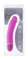 Розовый вибратор-реалистик PURRFECT SILICONE VIBRATOR 6INCH PINK - 15 см. - фото 192393