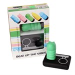 Зелёный вибростимулятор Beat Up Vibes - фото 145370