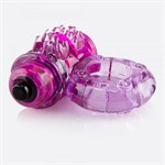 Фиолетовое эрекционное виброкольцо OWOW PURPLE - фото 145412