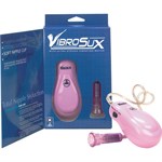 Розовый вибростимулятор для сосков VibroSux - фото 1391722