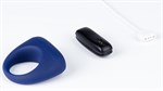 Синее эрекционное smart-кольцо MAGIC MOTION DANTE - фото 76032