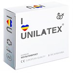 Разноцветные ароматизированные презервативы Unilatex Multifruits - 3 шт. - фото 48673
