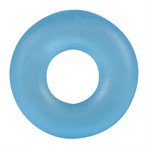 Голубое эрекционное кольцо Stretchy Cockring  - фото 1433992