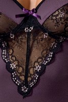 Корсет с кружевными вставками и рюшей по низу Irma corset - фото 145843
