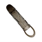 Дымчатая насадка на пенис с подхватом Brayden - 17 см. 49466