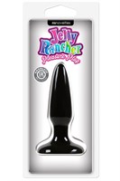 Чёрная анальная мини-пробка Jelly Rancher Pleasure Plug Mini - 8,1 см. - фото 221210