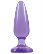 Фиолетовая средняя анальная пробка Jelly Rancher Pleasure Plug Medium - 12,7 см. - фото 183954