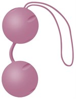 Нежно-розовые вагинальные шарики Joyballs с петелькой - фото 221295