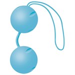 Голубые матовые вагинальные шарики Joyballs   - фото 146253