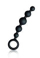 Малая чёрная анальная цепочка Joyballs Anal Wave - 17,5 см. - фото 49029