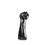 Стимулятор для фистинга Fist of Victory Black в виде руки с кулаком - 26 см. - фото 146291