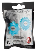 Набор из 2-х колец для пениса Penis Cock Ring - фото 1392037