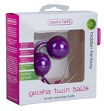 Фиолетовые вагинальные шарики Geisha Purple - фото 1157654