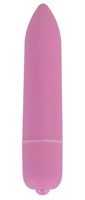 Розовая удлинённая вибропуля Power Bullet Pink - 8,3 см. - фото 314669