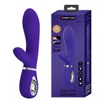Фиолетовый вибростимулятор-кролик Thomas - 20,5 см. - фото 1437186