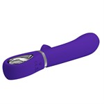 Фиолетовый вибростимулятор-кролик Thomas - 20,5 см. - фото 1437187
