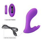 Фиолетовый стимулятор G-точки Idabelle - 10,1 см. - фото 1436046