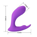 Фиолетовый стимулятор G-точки Idabelle - 10,1 см. - фото 1436047