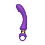 Фиолетовый изогнутый вибромассажер Moon Vibrator - 21,1 см. 400462 - фото 131564