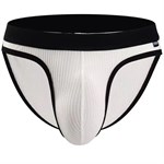 Мужские трусы-брифы в рубчик 402004