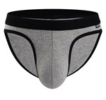 Мужские трусы-брифы в рубчик 402004