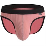 Мужские трусы-брифы в рубчик 402004