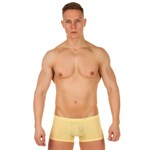 Мужские трусы-хипсы из ткани с текстурой змеиной чешуи Snake Yellow Boxer 403315 - фото 58159