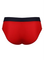 Классические мужские плавки с контрастным поясом 403974