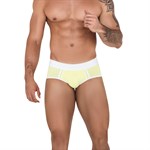 Желтые мужские трусы-брифы Tethis Piping Brief 410897 - фото 656212