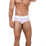 Сиреневые мужские трусы-брифы Tethis Piping Brief 410904 - фото 656218