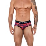 Красные мужские трусы-брифы Navigate Piping Brief 410963 - фото 656227