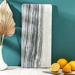 Доска для подачи Magistro Graystone, 38×18 см, из мрамора, цвет серый 418713 - фото 721069