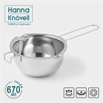 Миска из нержавеющей стали для водяной бани Hanna Knövell, 670 мл, 16×7 см 419242 - фото 675953