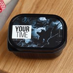 Черный прямоугольный ланч-бокс Your Time (150 мл.) 423807 - фото 761228