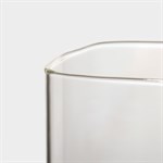 Cтеклянная банка для сыпучих продуктов с бамбуковой крышкой «Эко. Квадратная» (10х10,5 см) 423896