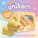 Желтый клиторальный вибромассажер Unihorn Bean Blossom с подвижным язычком - фото 1439261