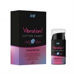 Жидкий вибратор Vibration Cotton Candy с ароматом сахарной ваты - 15 мл. - фото 41349