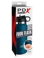 Мастурбатор-вагина в синей колбе F*ck Flask 426758 - фото 21172