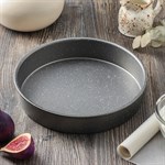 Форма для выпечки Magistro Gourmet Range, 24,8×24,8×5 см, толщина 0,6 мм, антипригарное покрытие, цвет серый 426897 - фото 738200