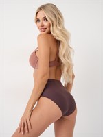 Набор из 5 бесшовных трусиков: в цветочек и 4 однотонных 429677