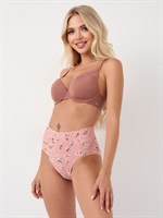 Набор из 5 бесшовных трусиков: в цветочек и 4 однотонных 429677