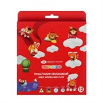 Пластилин мягкий (восковой) ЗХК  Цветик , 12 цветов, 180 г, со стеком, 3241785 431155