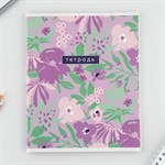 Тетрадь в клетку, 48 листов А5 на скрепке МИКС «1 сентября: Цветы», обложка мелованный картон 230 гр., внутренний блок №2, белизна до 80% 434498