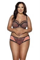 Бюстгальтер с мягкими чашками и тигриным принтом 448133