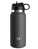 Серый мастурбатор в виде бутылки F*ck Flask 449594 - фото 65030