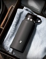 Серый мастурбатор в виде бутылки F*ck Flask 449594 - фото 65032