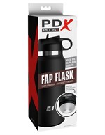 Черный мастурбатор в виде бутылки Fap Flask 449595 - фото 65035