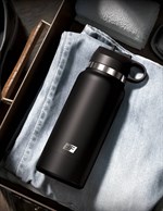 Черный мастурбатор в виде бутылки Fap Flask 449595 - фото 65037